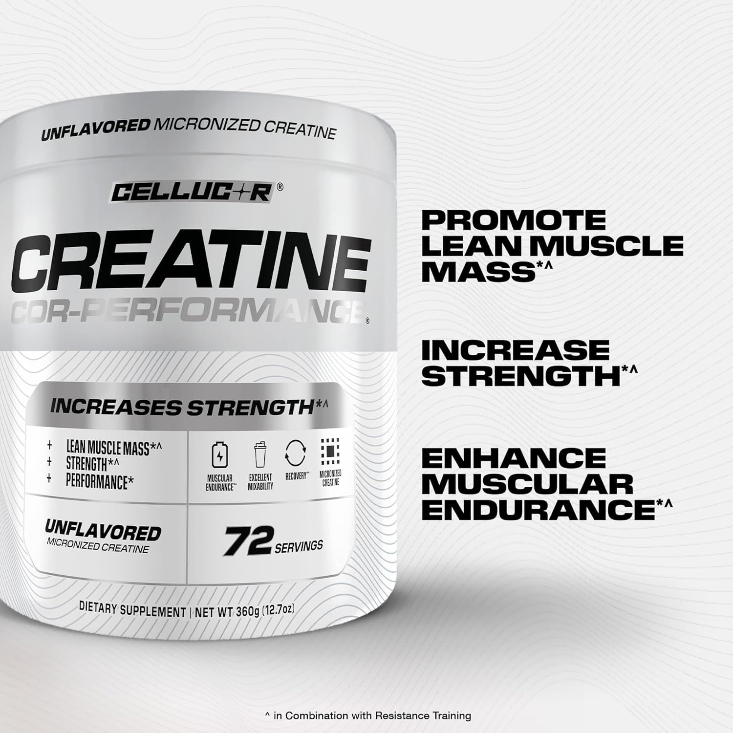 COR-Performance Creatine, Unflavored, 12.7oz (360 g)