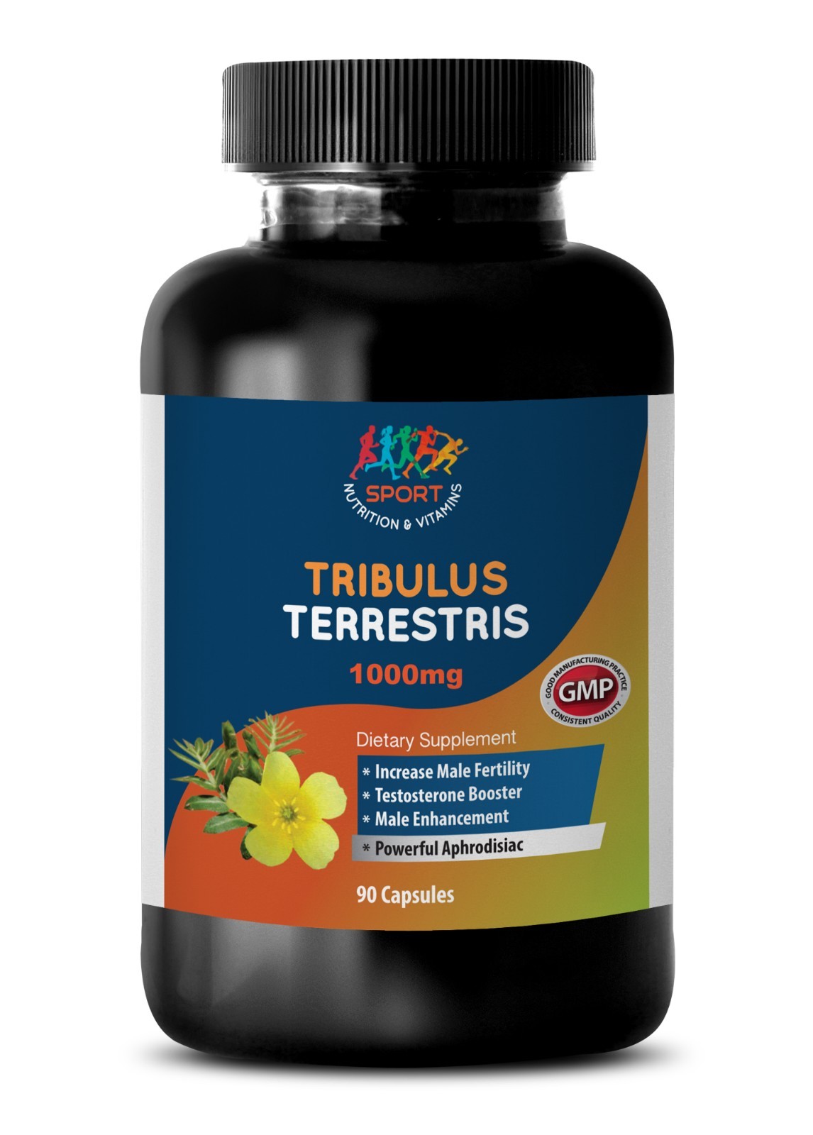 TRIBULUS TERRESTRIS Extract 1000mg Sport Edition Testosterone Boost (1Bot 90Ct)