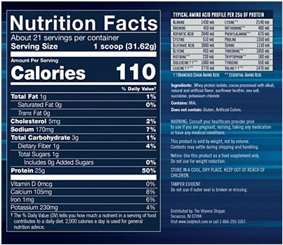 Whey Protein Isolate Powder – Decadent Chocolate (1.5 lbs./21 Servings)