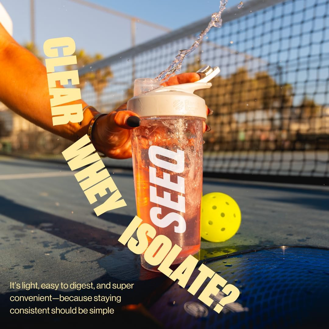 Clear Whey Isolate Protein Powder, Strawberry Lemonade – 22 Servings, 22G Pro…