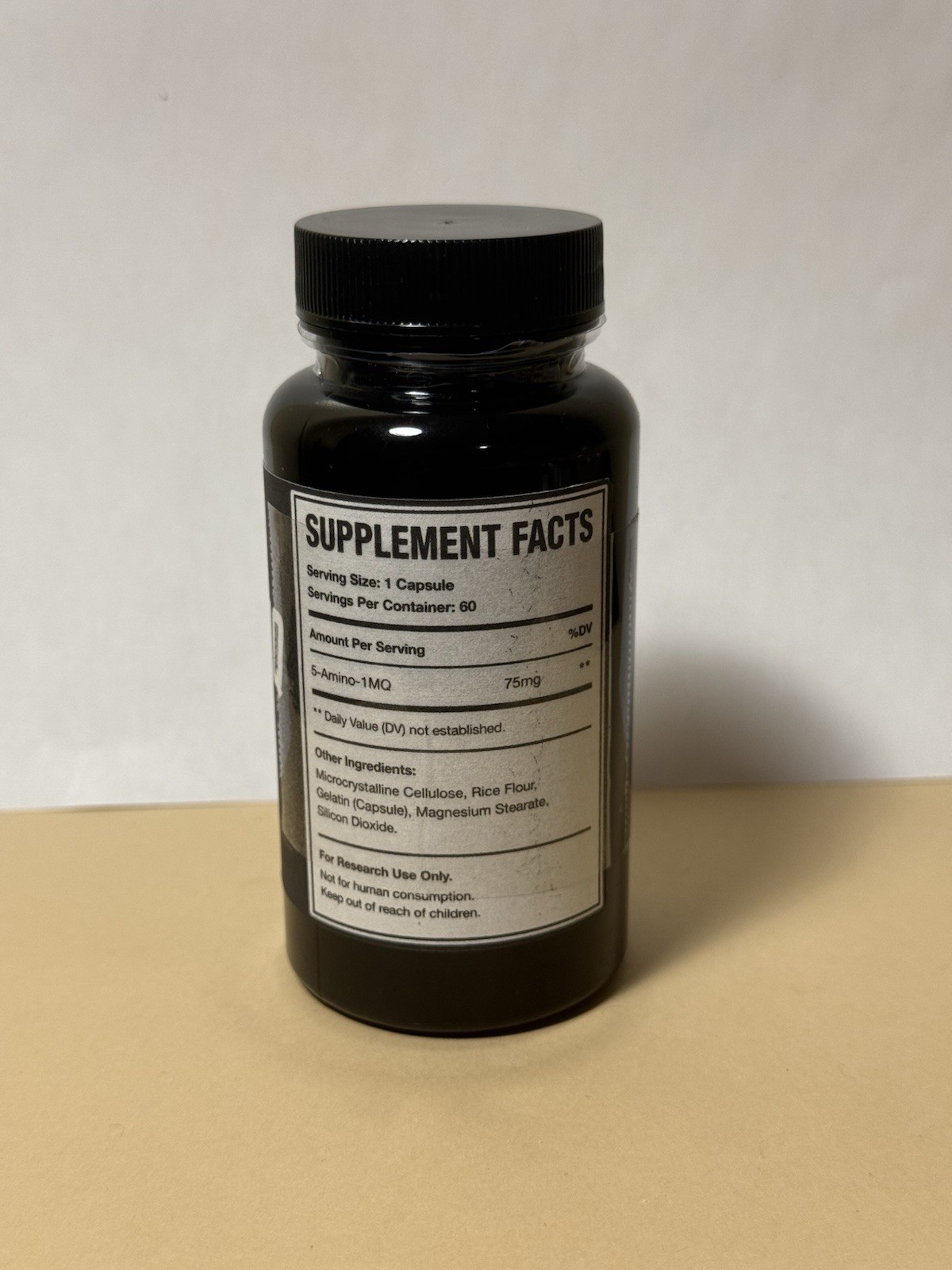 Dragon Labs 5-Amino-1MQ 75 mg Capsules Dietary Supplement, 60 Count