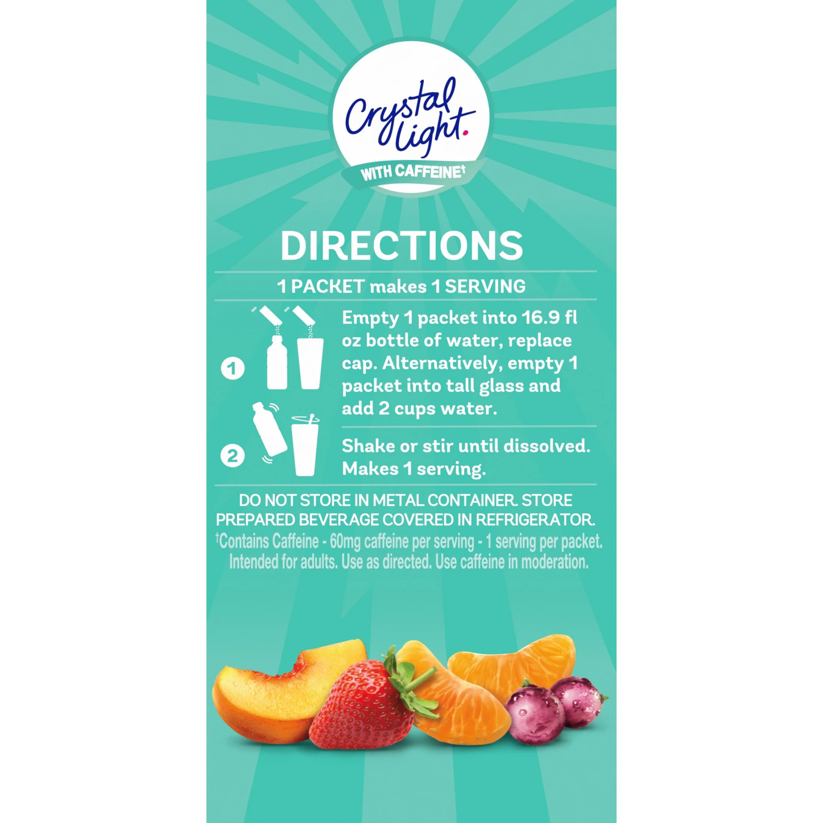 Crystal Light On-The-Go De 44 Ct Variety 3 Pack FREE FAST Shipping