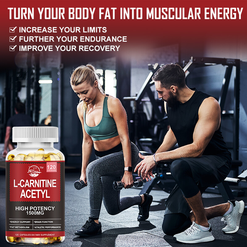 Nature’s Live Acetyl L-Carnitine 1500mg, 120 Capsules – Non-GMO and Gluten Free