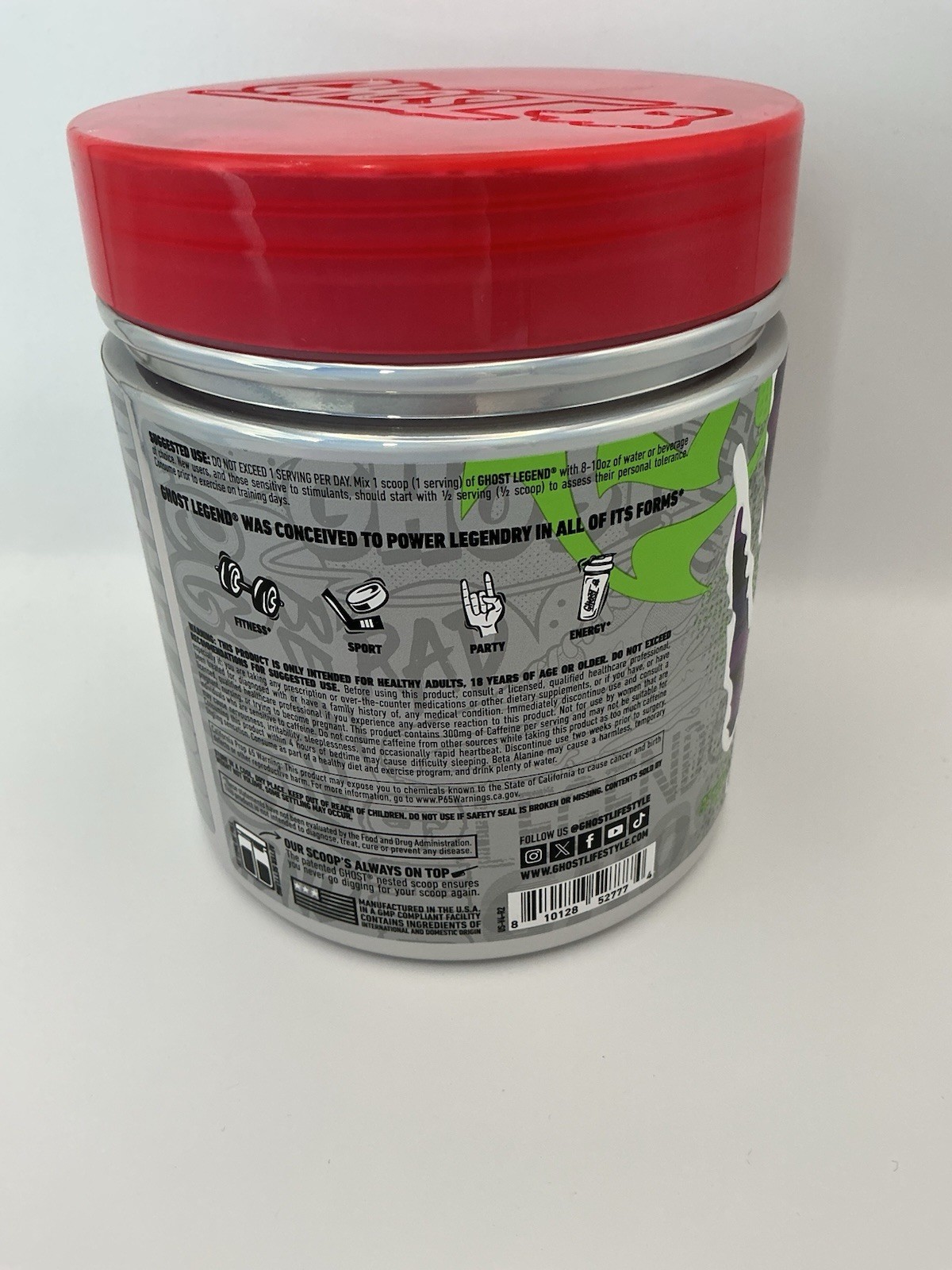 GHOST Legend Pre-Workout – Welch’s Grape (22.2 Oz. / 30 Servings)