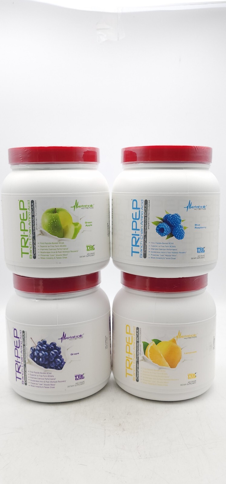 Metabolic Nutrition Tri Pep BRANCH CHAIN AMINO ACIDS (TRIPEPTIDES) 400g 40 Ser
