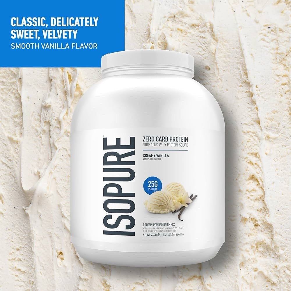 Isopure 25g Zero Carb Protein Powder 4.5 Lbs (66 Servings)