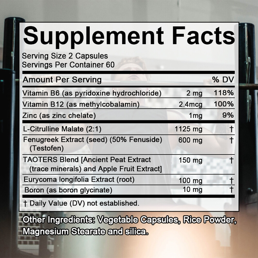 TOTAL-T 30 To120 Capsules – Testosteron Booster for Healthy Muscle