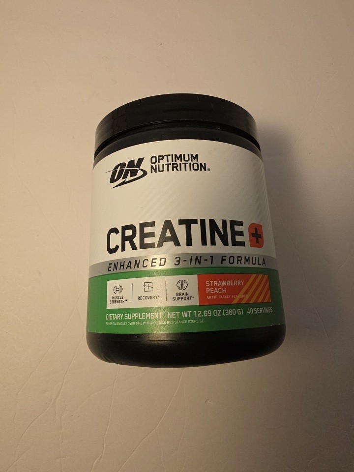 Creatine+, Strawberry Peach, 12.69 oz (360 g)