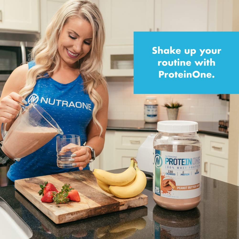 NutraOne ProteinOne Whey Protein Promote Recovery and Build Muscle with a Pro…