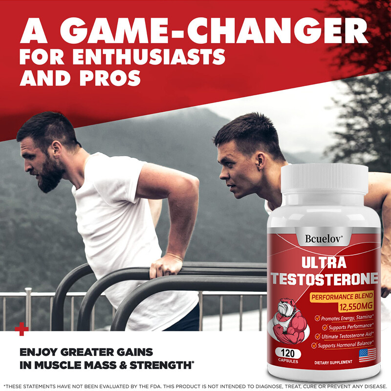 ULTRA TESTOSTERONE booster Performance Blend Capsules -Male Enhancer Muscle Gain