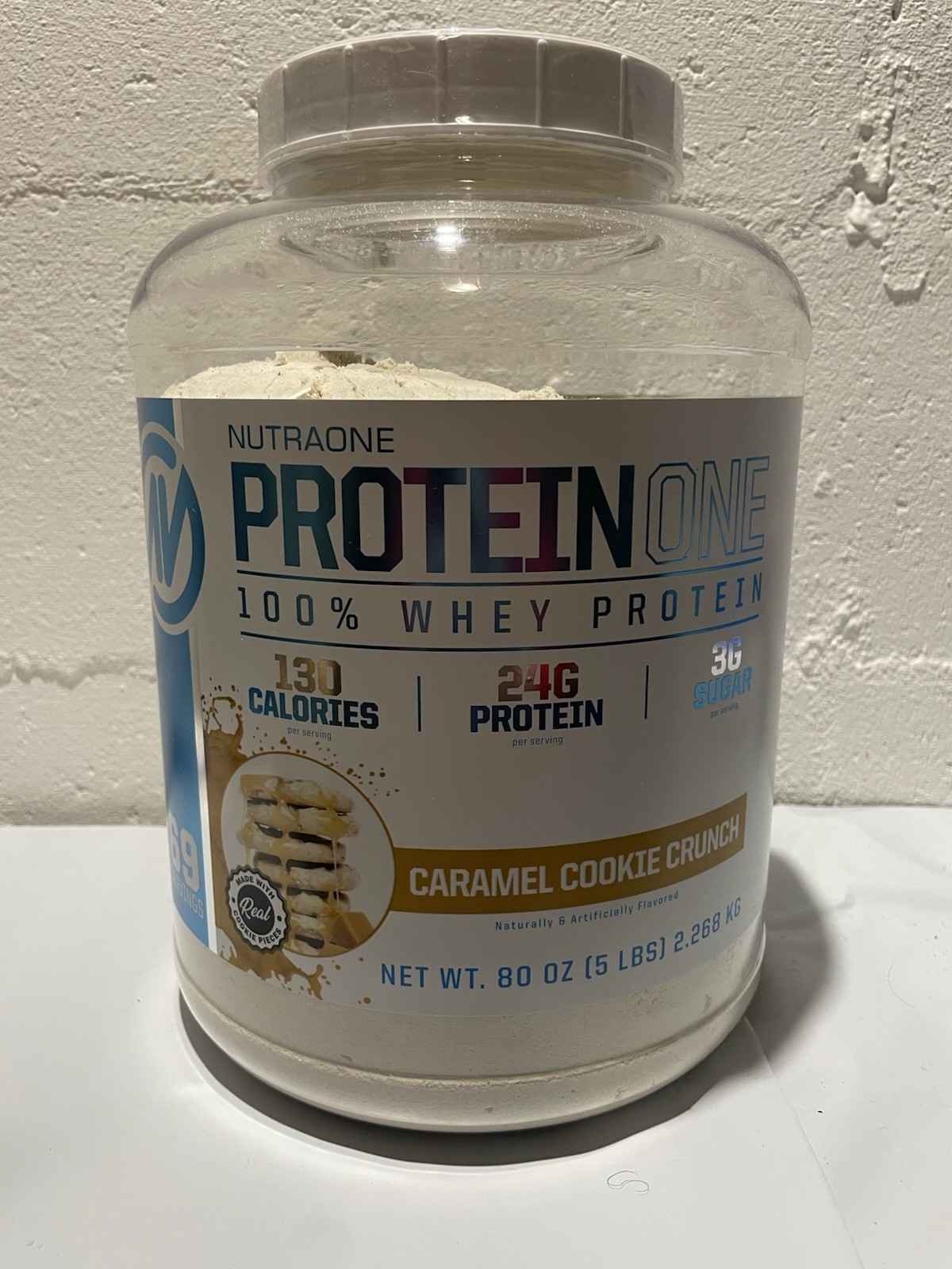 Nutraone Protein One Caramel Cookie Crunch 5 Pounds 69 Servings
