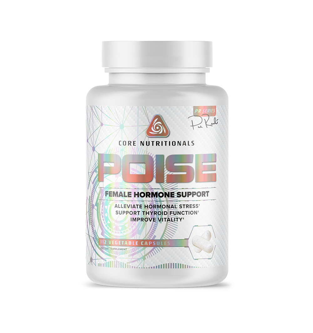 Core Nutritionals POISE Female Hormone & Thyroid Aid – 112 caps Menstrual Relief