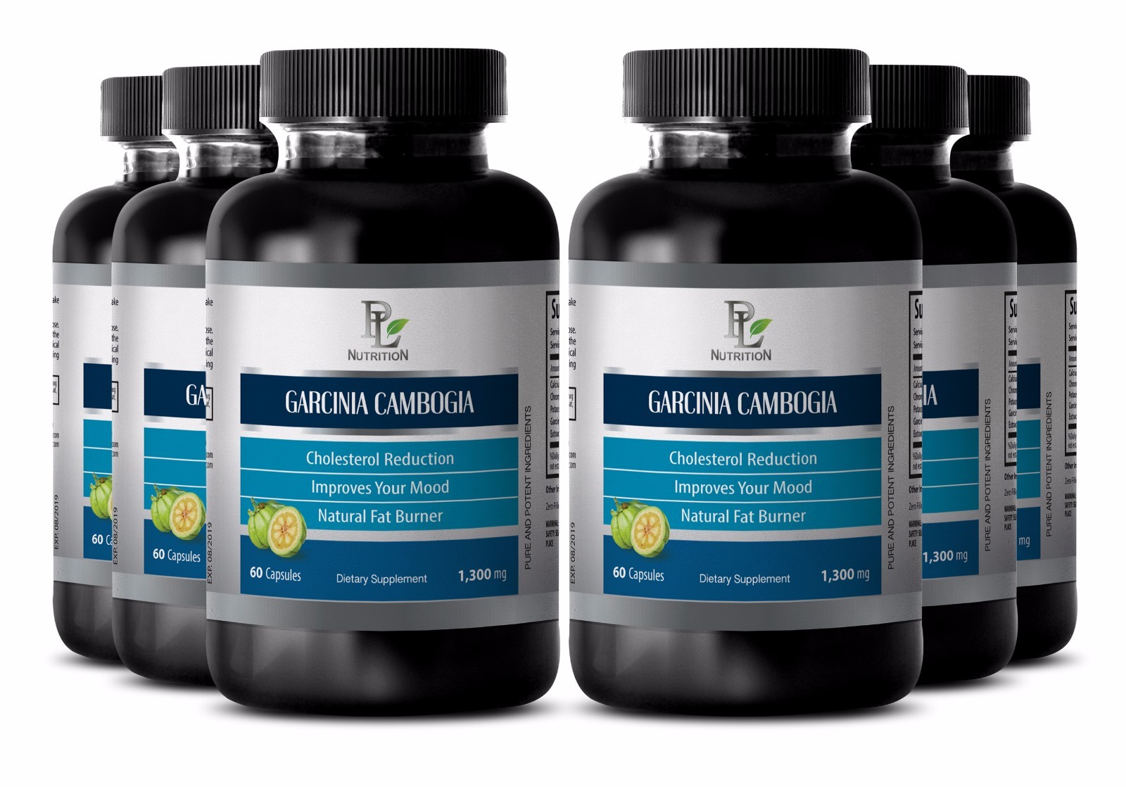 Fat burner organic GARCINIA CAMBOGIA Pills for fast and safe weight loss 3B