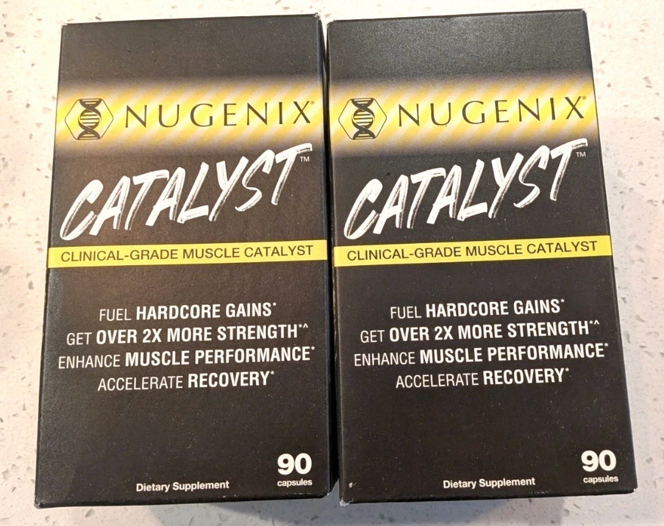Nugenix Catalyst Enhanced Muscle Builder, Muscle Recovery 90ct, Ex. 8/26, 2 Pack