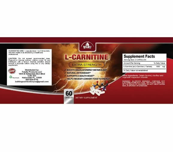 Garcinia Cambogia Weight Management & L-Carnitine Metabolism Support Supplement