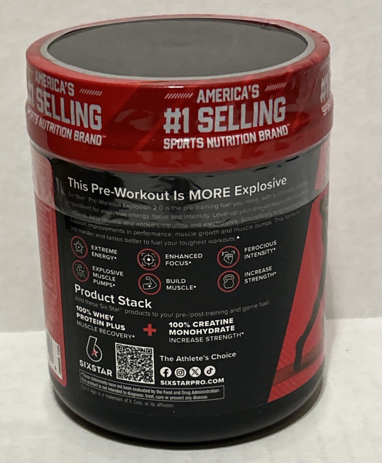 Six Star Pre-Workout Explosion 2.0 Fruit Punch, 9.52 oz (270 g) Exp 05/27 Sealed