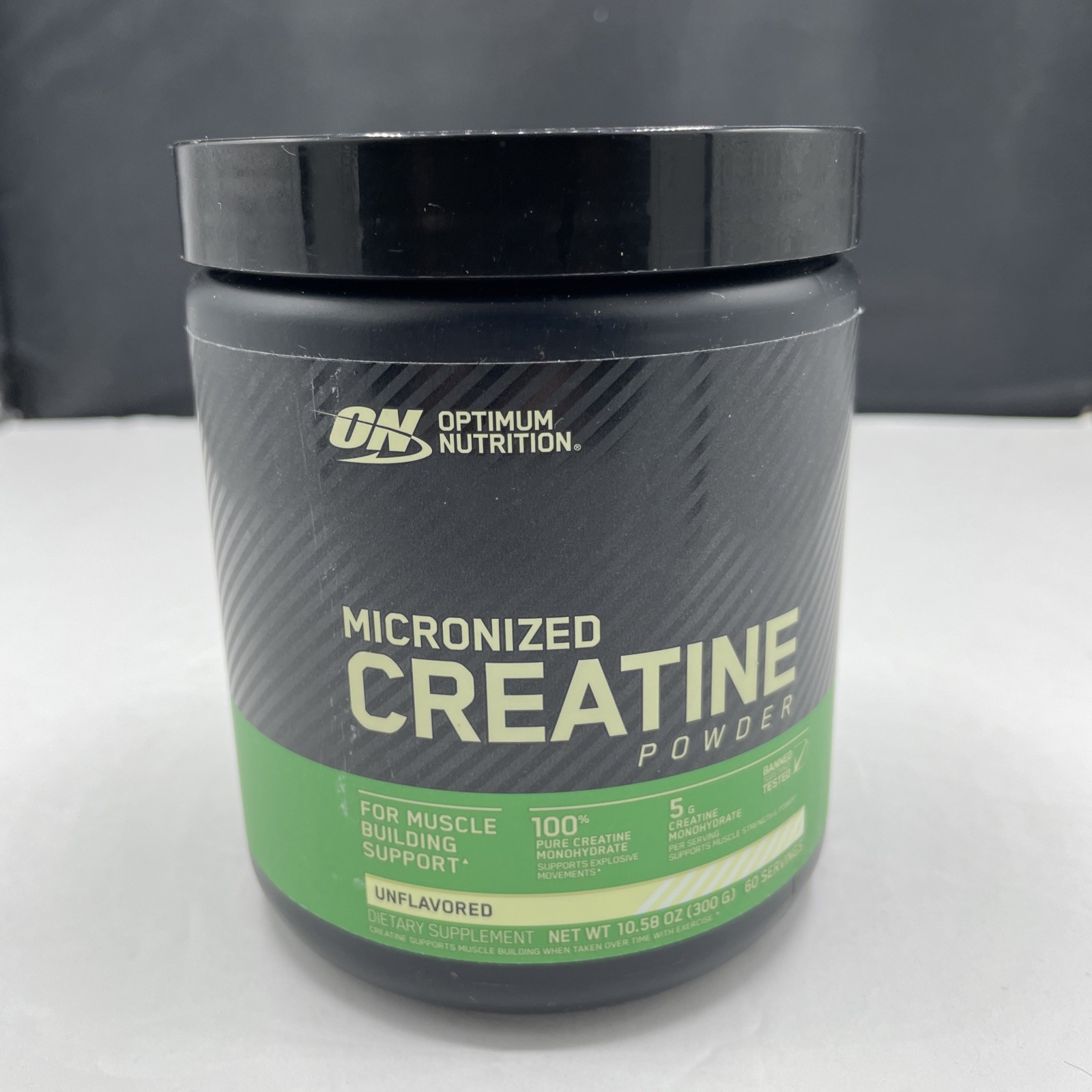 Optimum Nutrition, Micronized Creatine Powder, Unflavored, 10.6 oz (300 g) 2027