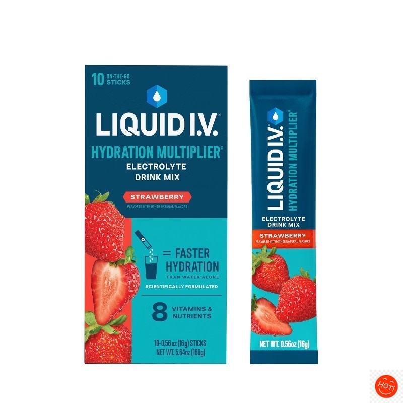 Liquid I.V. Hydration Multiplier Vegan Powder Electrolyte Supplements –