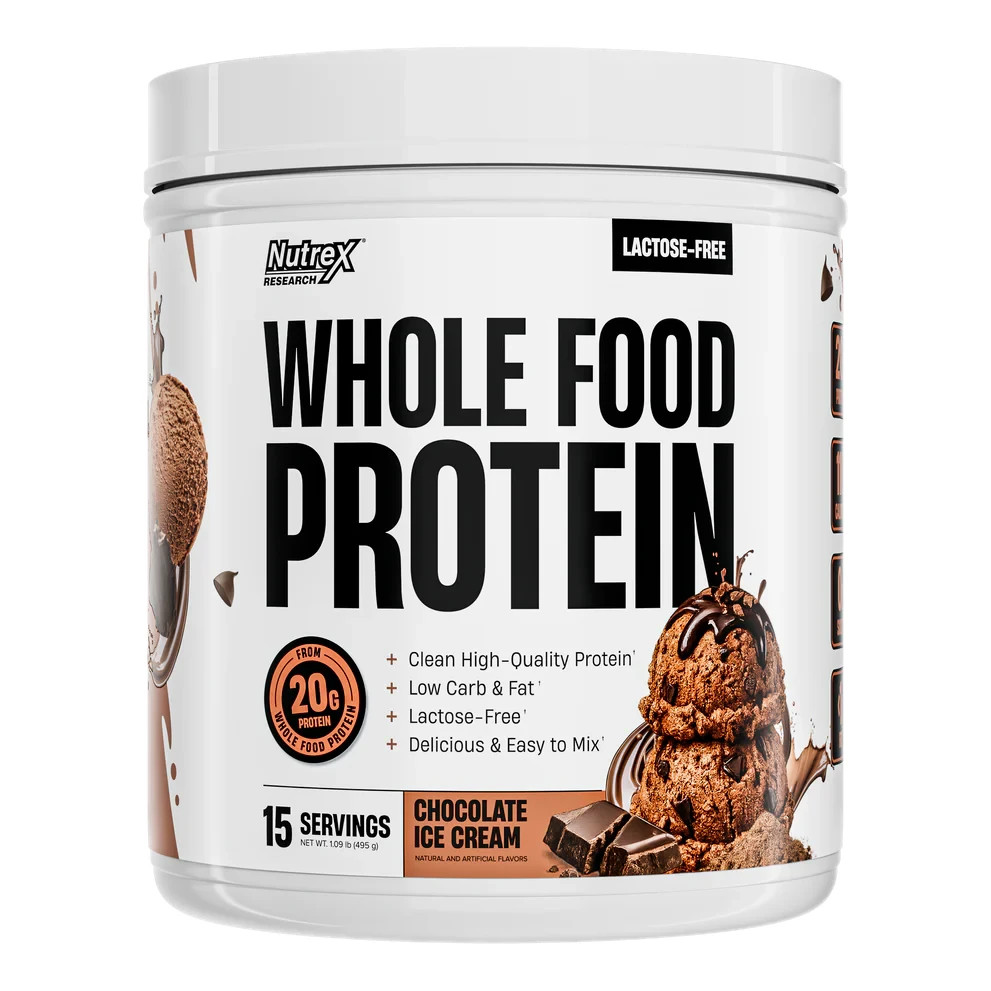 Nutrex – Whole Food Protein Chocolate Ice Cream 15srv