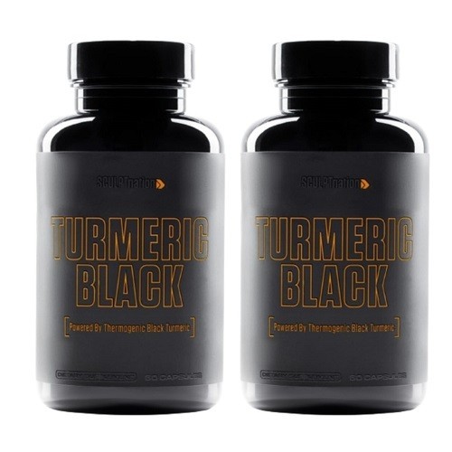 2 Pack Turmeric Black Sculptnation Fatigue Fat Burn Muscle Build Weight Loss