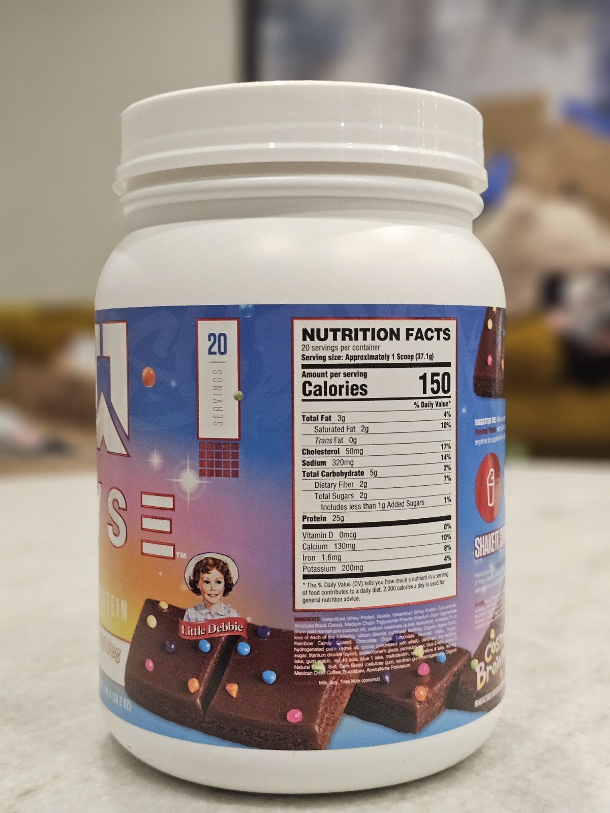 RYSE Loaded Protein Powder, Little Debbie’s Cosmic Brownie, 20 Serving 06/2027