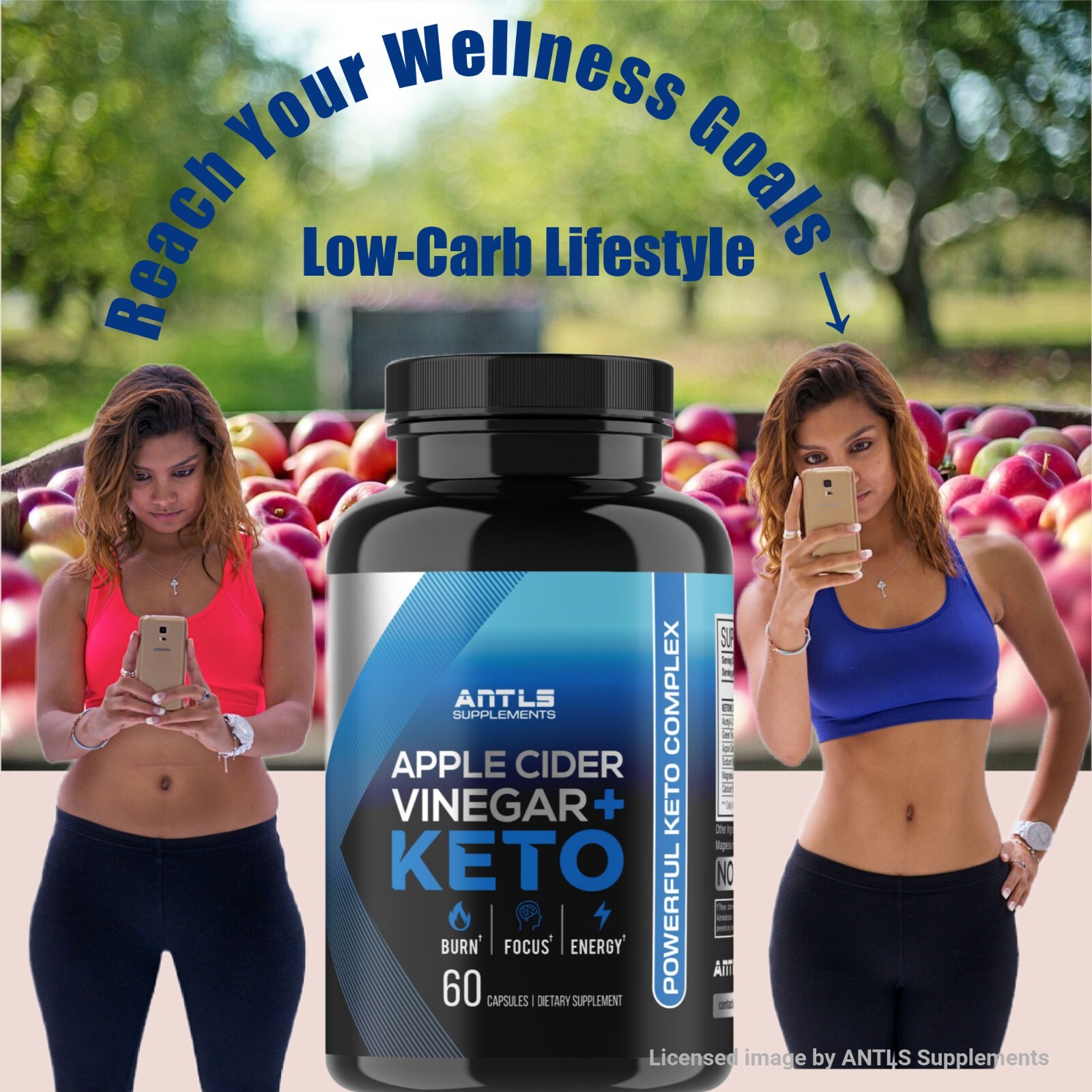 Keto BHB Diet Pills,Weight Loss,Fat Burner,Appetite Suppressant Supplement,Detox