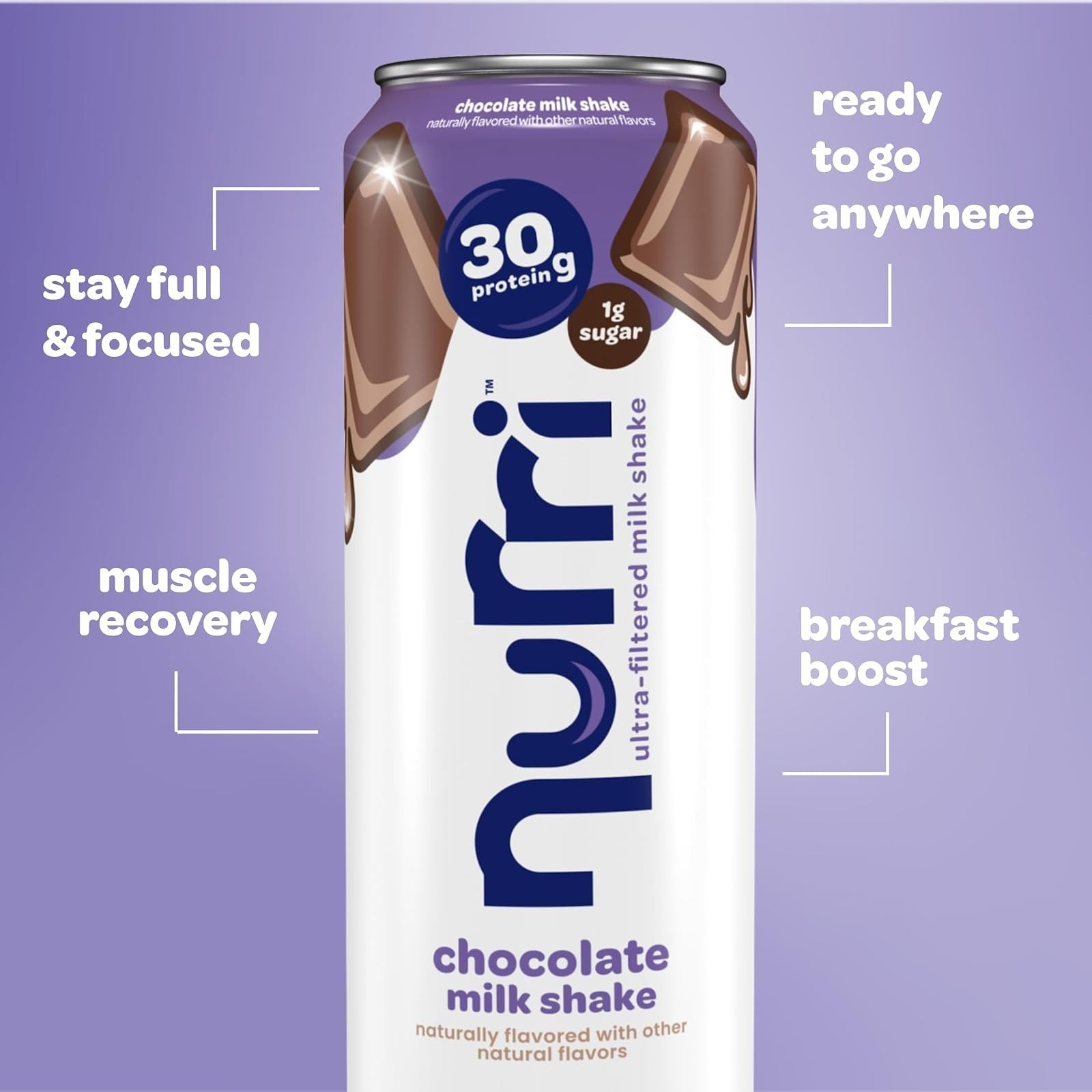 Nurri 30g Protein Ultra Filtered Milk Shake Chocolate 10 Cans