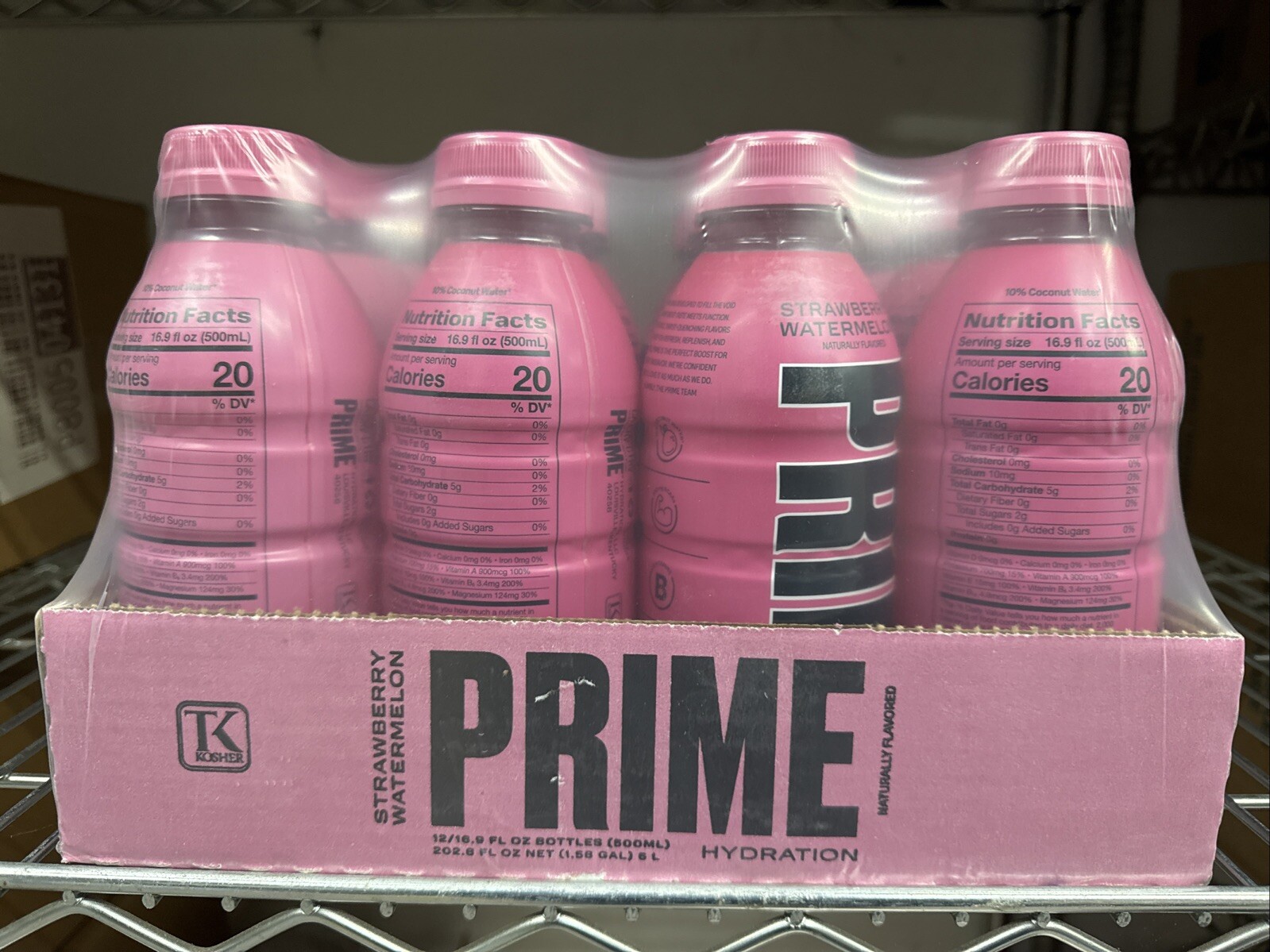 PRIME HYDRATION Drink (16.9oz) Sealed Case – Strawberry Watermelon