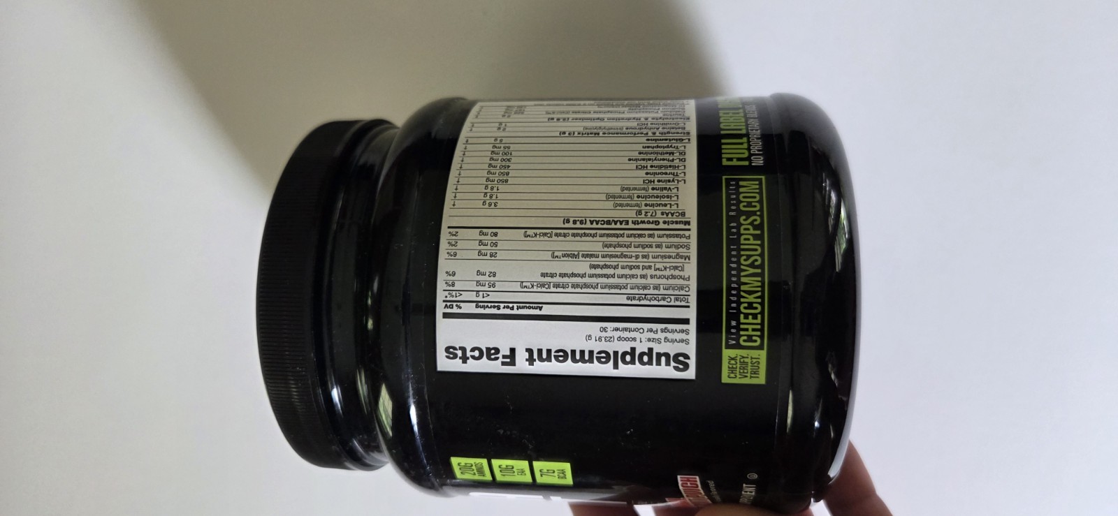 NutraBio Intra Blast Tropical Fruit Punch Powder 30 Servings 25.3 oz