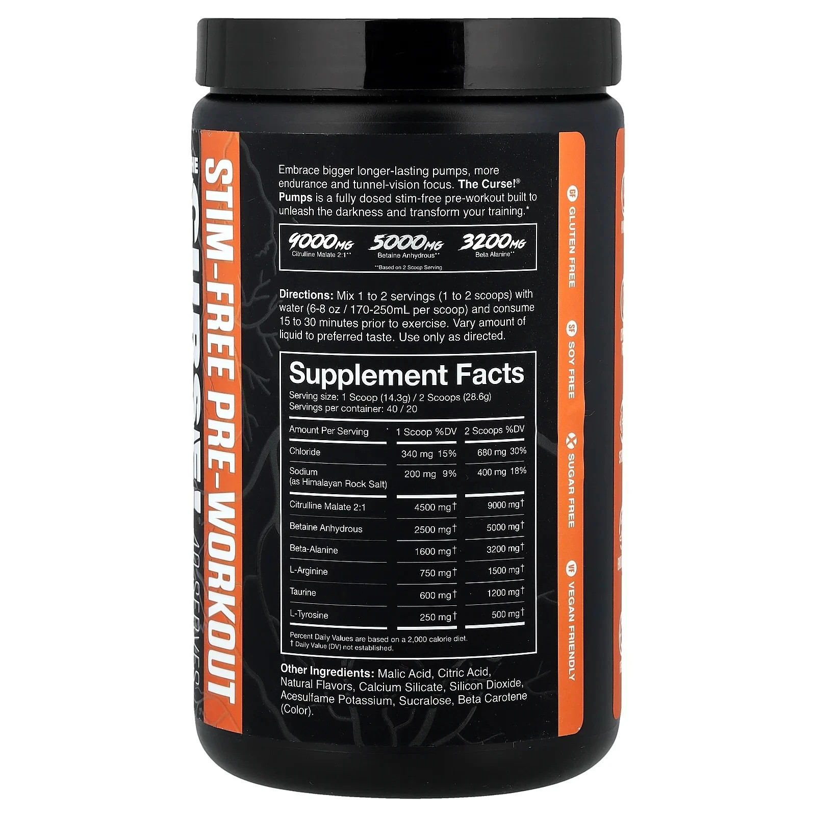 Stim-Free Pump, Pre-Workout, Peach Mango, 20.2 oz (572 g) PACK OF 2