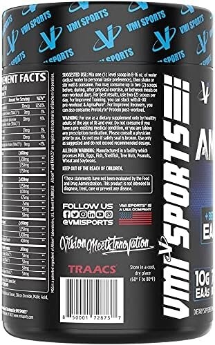 Aminogex Ultra BCAA Powder, Patriot Pop, 30 Servings