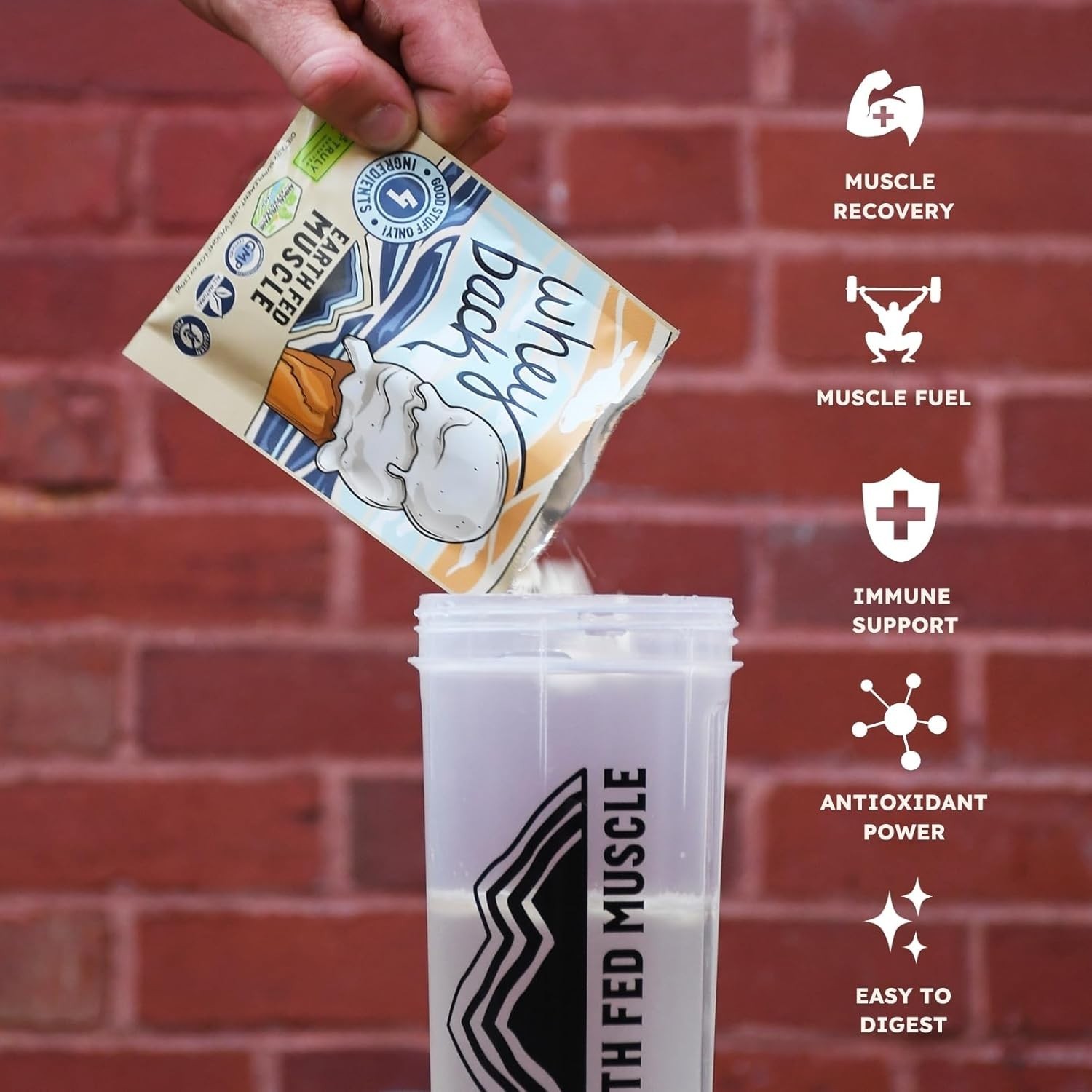 Grass Fed Irish Whey Protein Isolate No Artificial Ingredients 24g Protein
