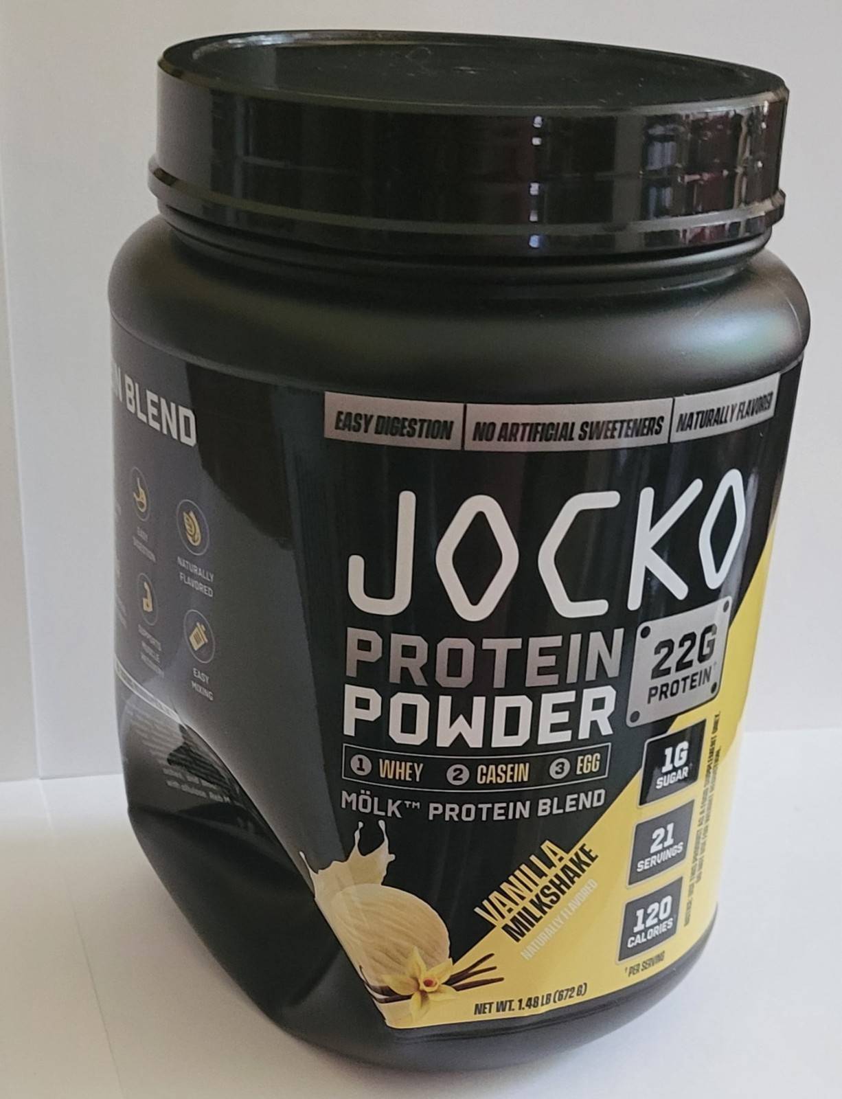 Jocko – Vanilla Milkshake Protein Powder – 21 Servings 1.48lb(12/27) (Read Desc)