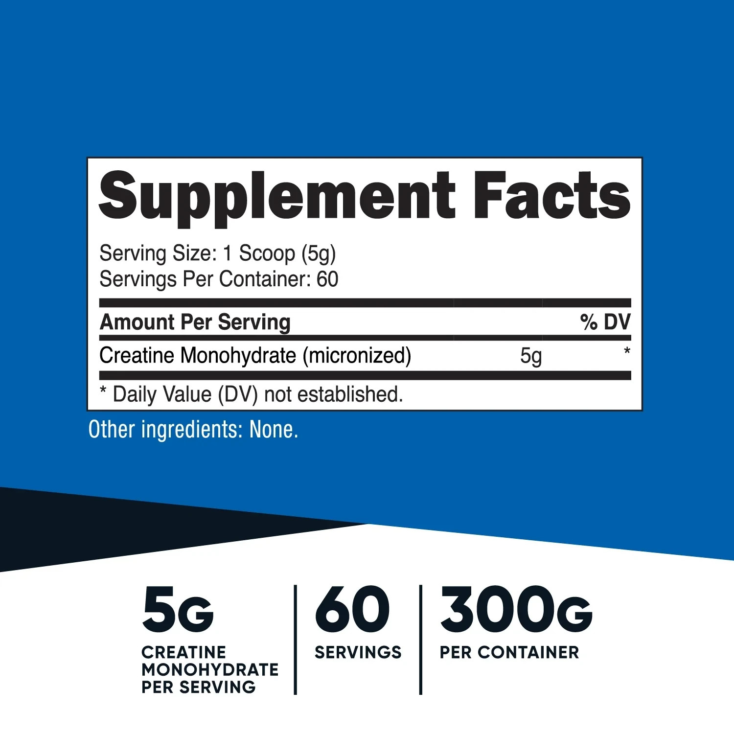 Nutricost Creatine Monohydrate 300 G Powder 60servings – EXP 08/2028