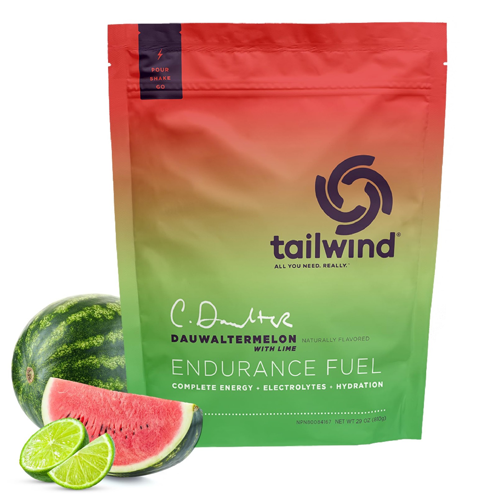 Tailwind Nutrition Endurance Fuel, Carbohydrate 30 Servings (Pack of 1), Pink