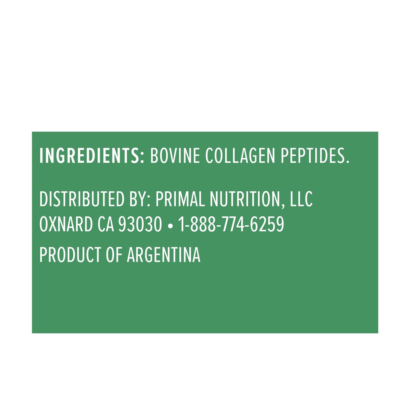 Primal Kitchen Collagen Peptides, Unflavored 1.2 Pound (Pack of 1), White