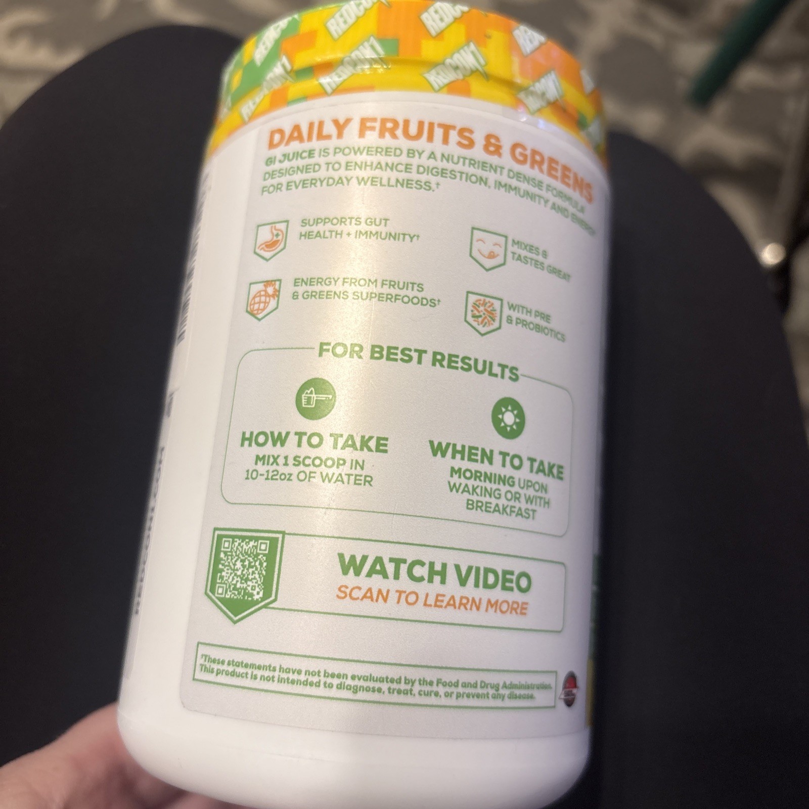 GI Juice, Supergreens Blend, Pineapple Banana, 15.13 oz (429 g)