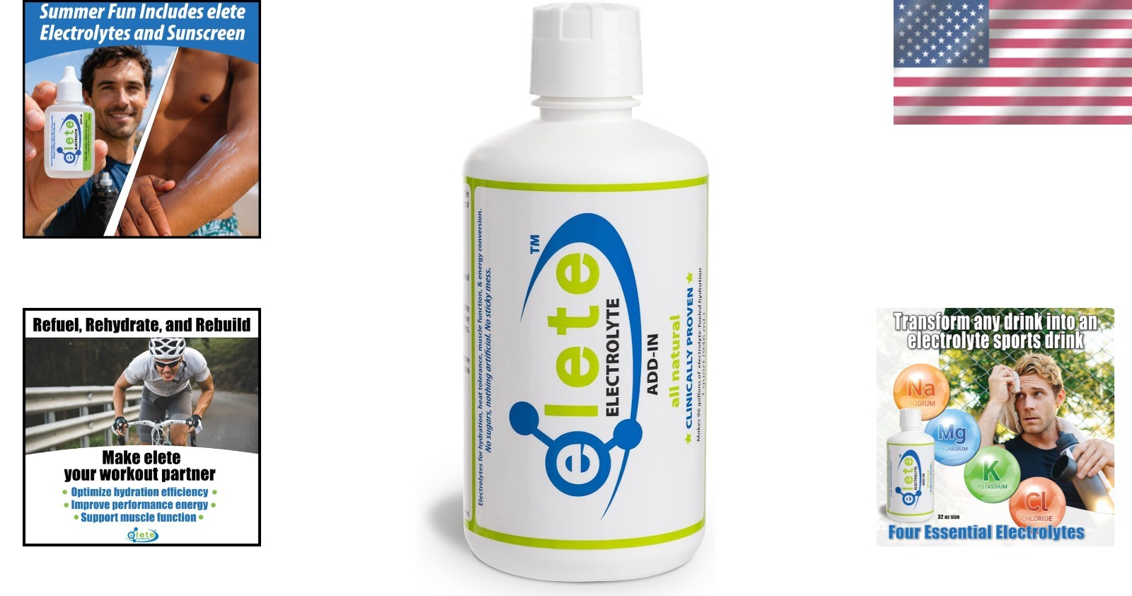 elete 32oz Hydration Drops | Electrolytes for Performance