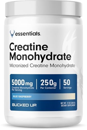 Creatine Monohydrate Micronized 250g 50 Servings 5g Unflavored