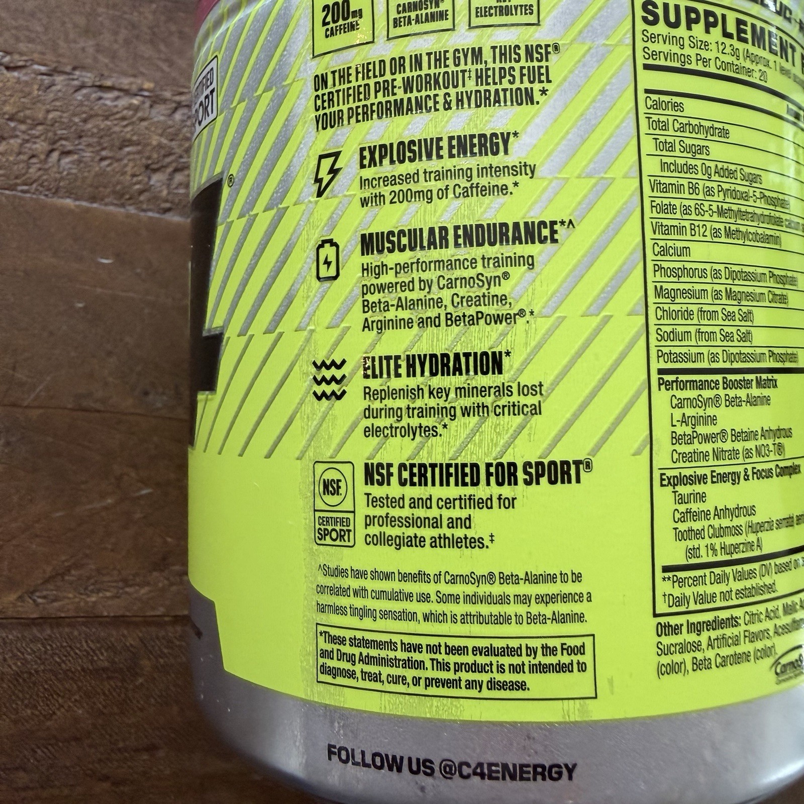 2 Pack – C4 Sport, Pre-Workout, Watermelon, 8.7 oz (246 g)