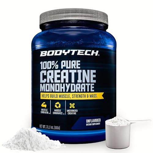 Creatine Monohydrate Powder Unflavored 5g 60 Servings Pre Workout