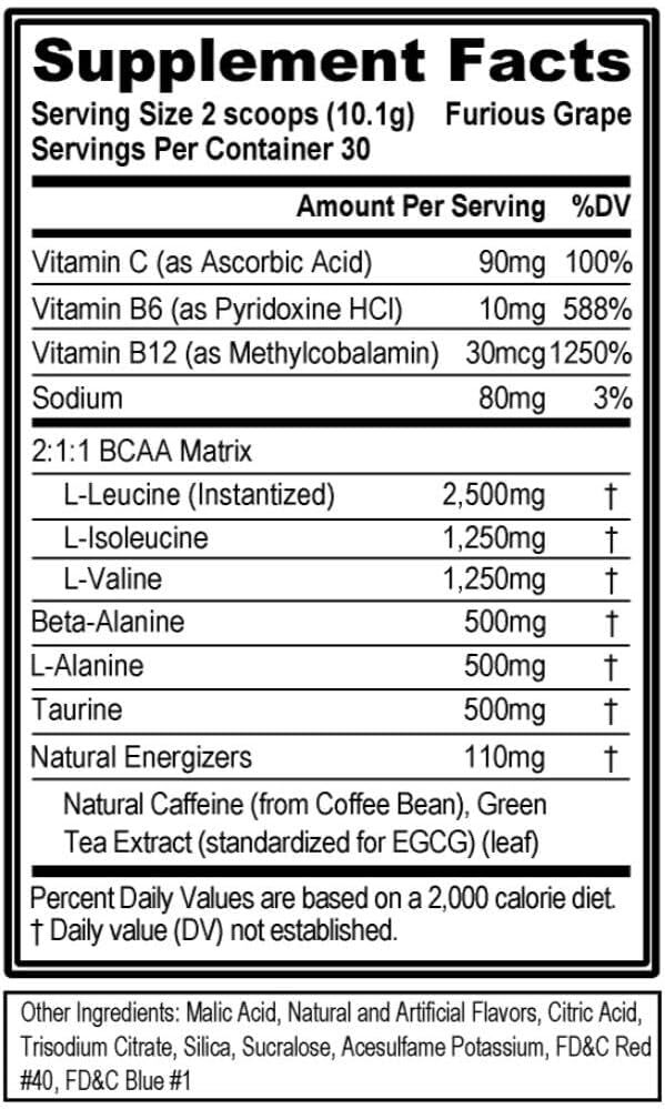 BPI Sports BEST BCAA Amino Acid Powder Muscle Recovery BONUS SIZE (30+5 Ser)=35!