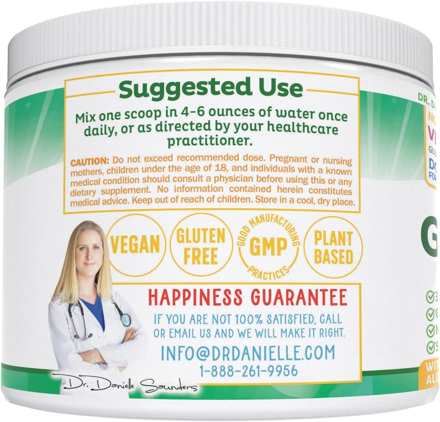 GUT SUPPORT Repair Supplement Healthy Digestive IBS 40 Scoops DOCTOR DANIELLE