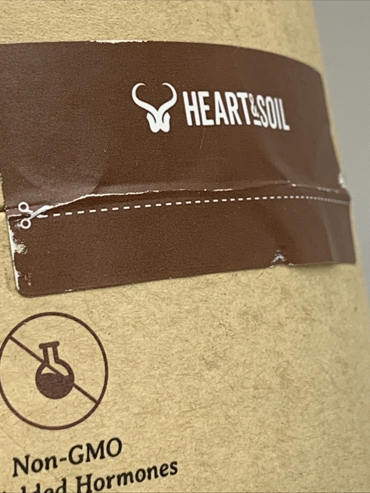 HEART & SOIL 100% Grass Fed Whey Chocolate Sea Salt Protein Powder Workout Recov