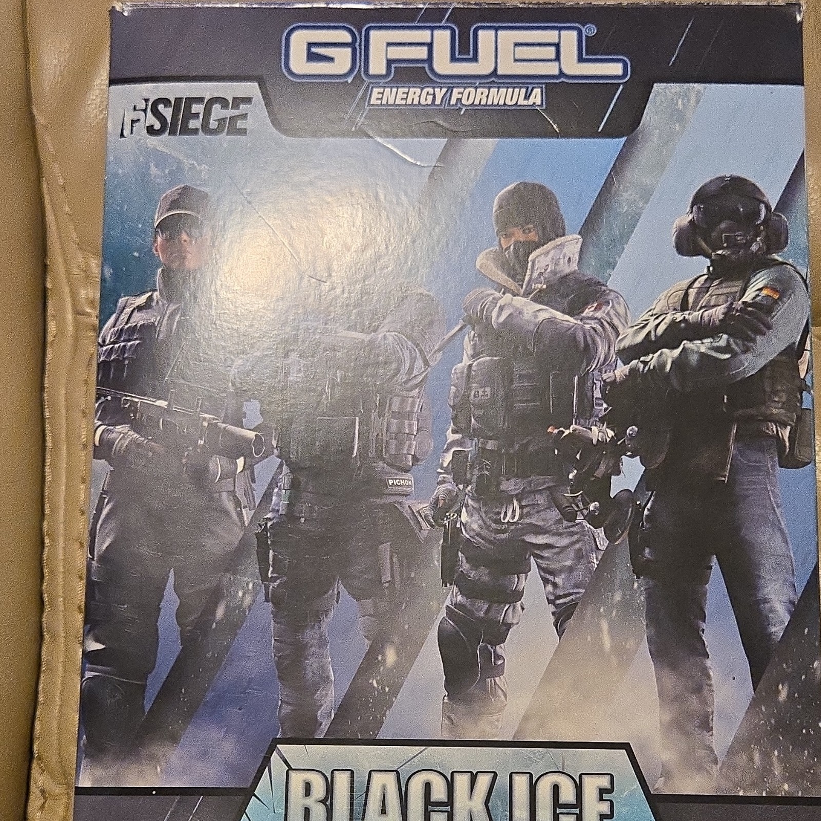 G FUEL Energy Formula Powder Black Ice Blackberry Pear Vanilla 40 Servings