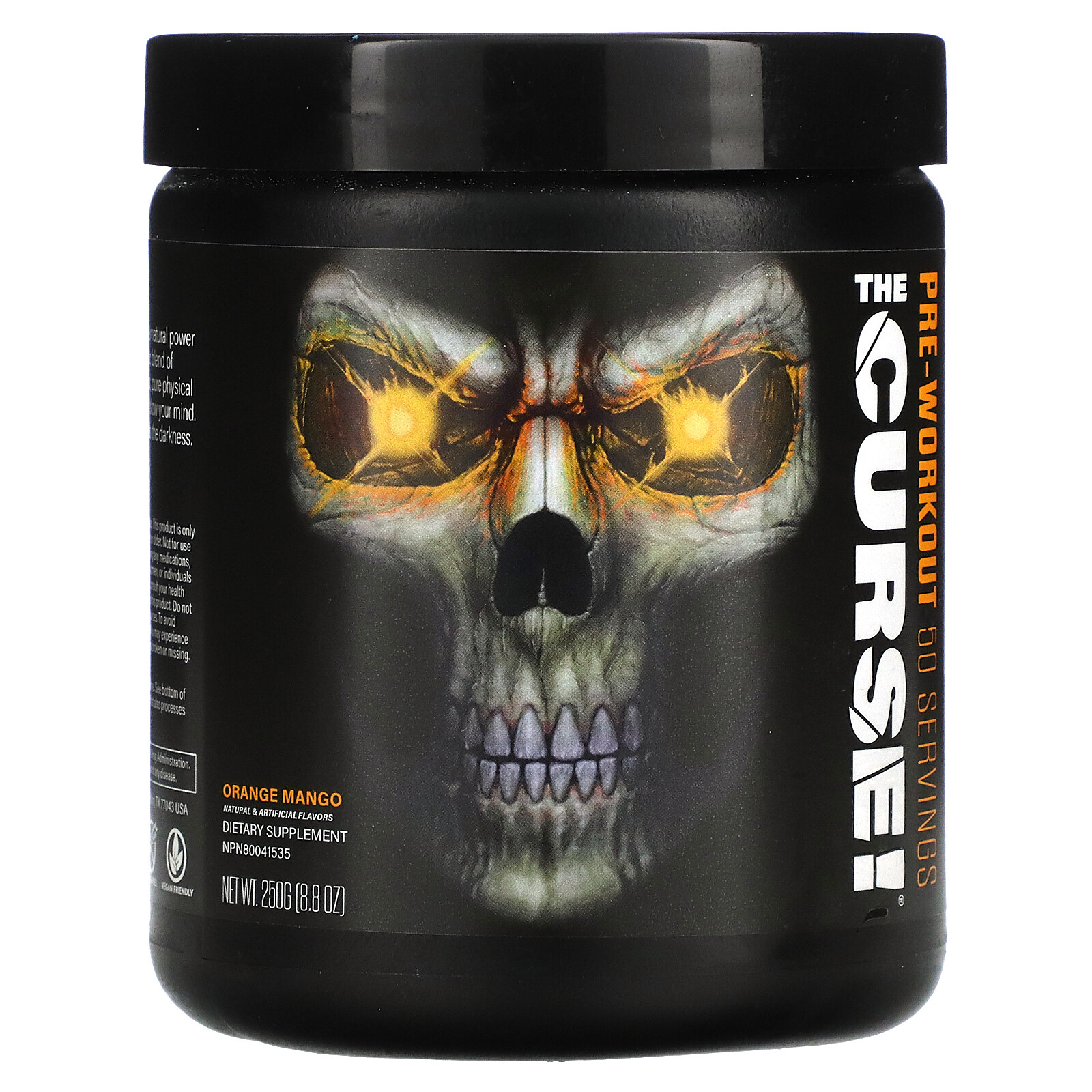 The Curse, Pre Workout, Orange Mango, 8.8 oz (250 g)
