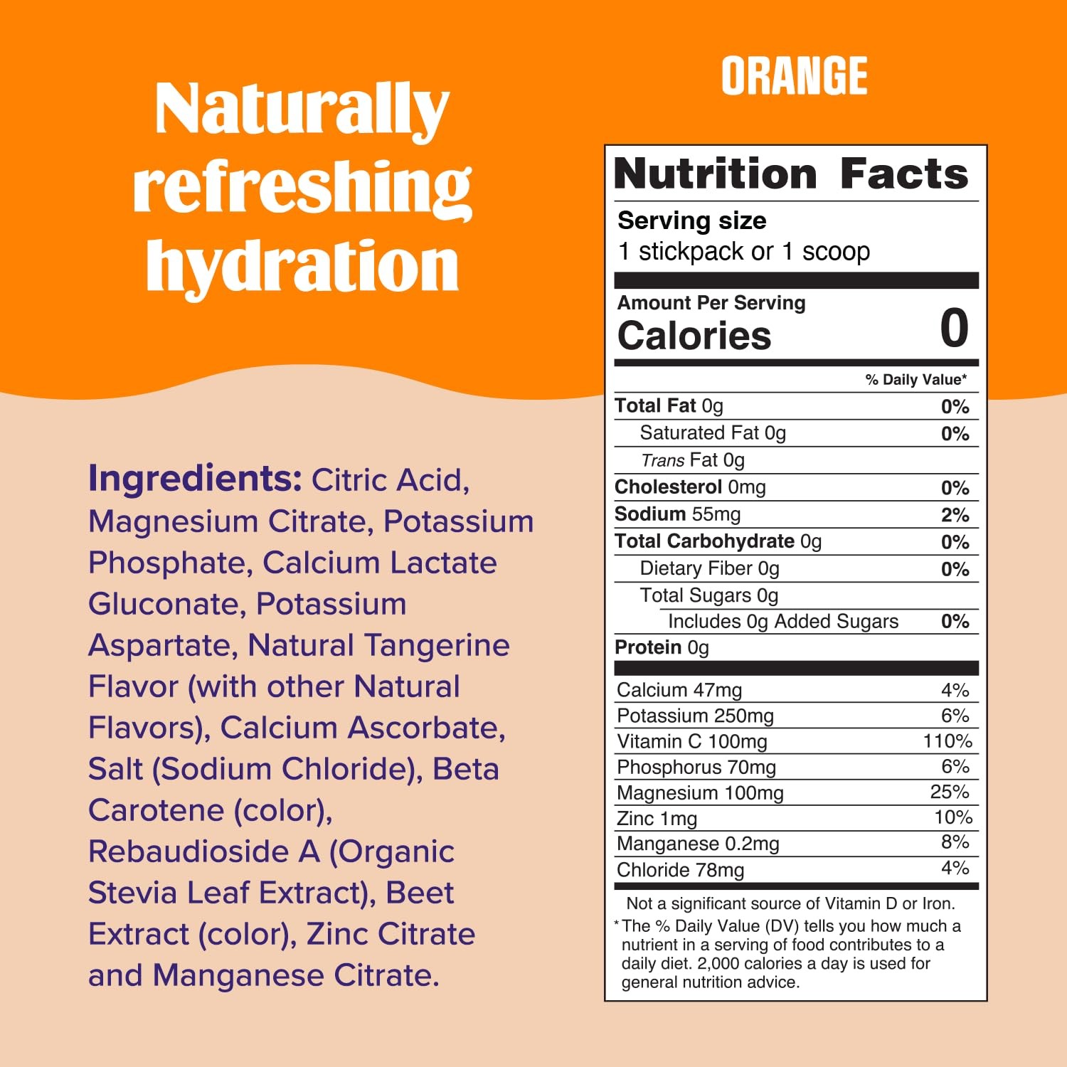 Ultima Replenisher Orange Electrolytes Powder, 3.6 Ounce (Pack of 1),