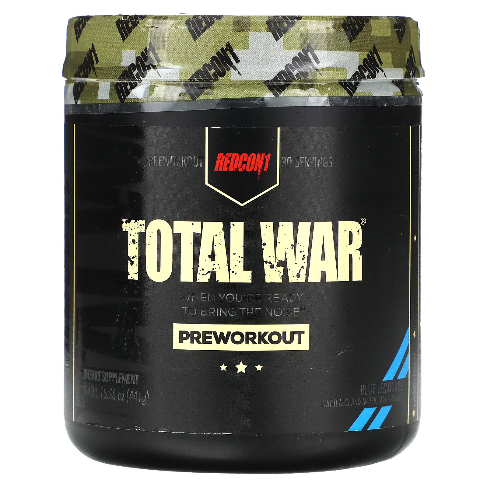 Total War, Pre-Workout, Blue Lemonade, 15.56 oz (441 g)