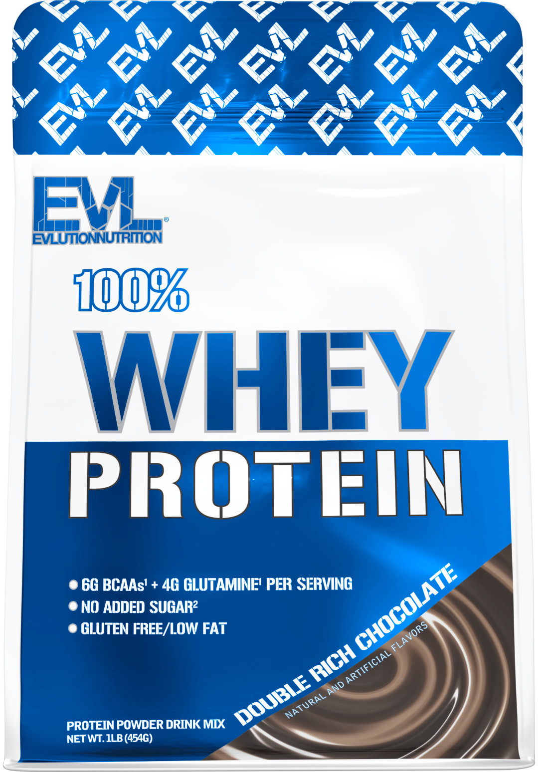 Evlution Nutrition 100% Whey Protein 1lb Double Rich Chocolate