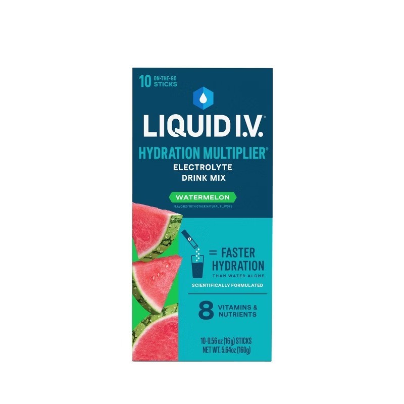 Liquid I.V. Hydration Multiplier Vegan Electrolyte Powder Watermelon 0.56oz